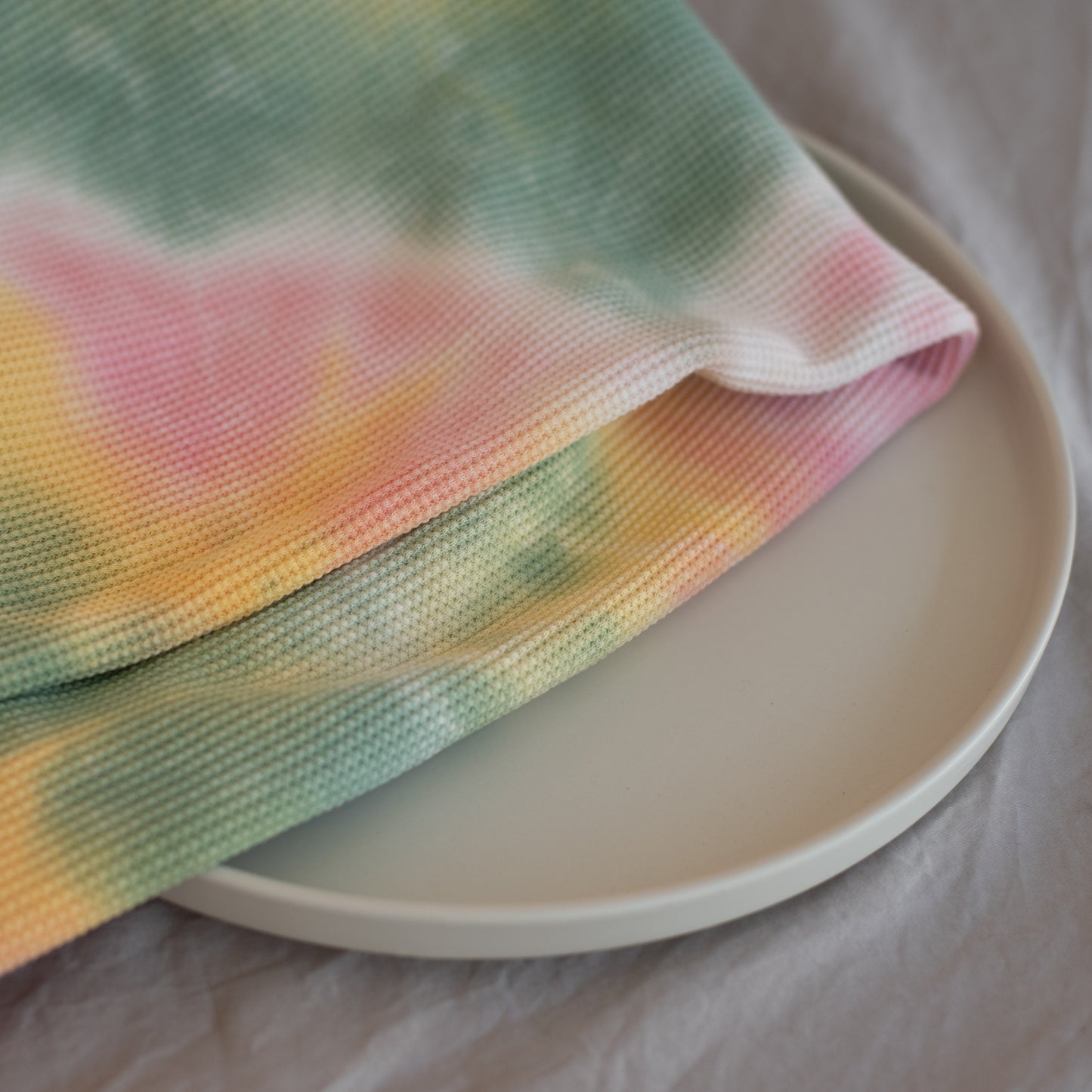 Tie Dye Waffle Knit | Sorbet