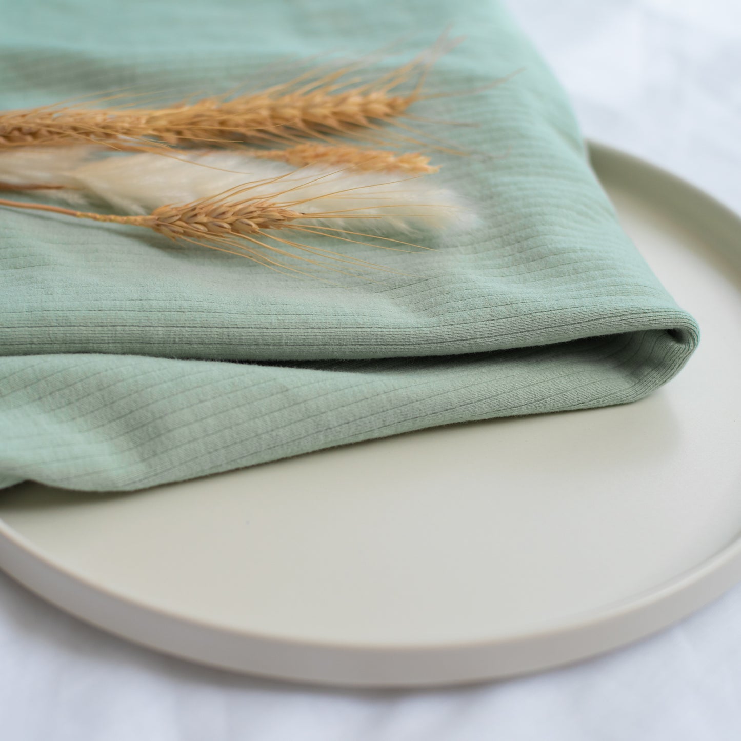 Ribbed Knit | Sea Foam