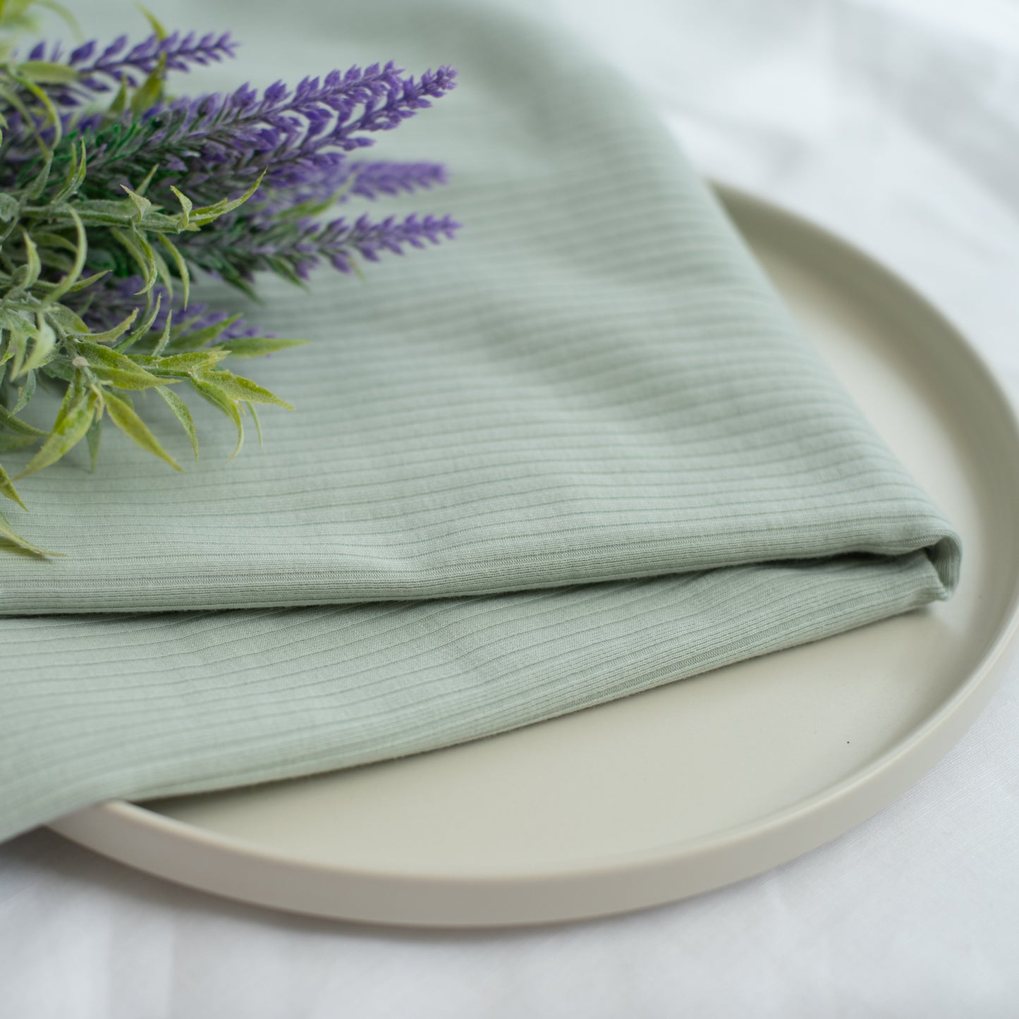 Ribbed 4*4 Knit | Pastel Mint