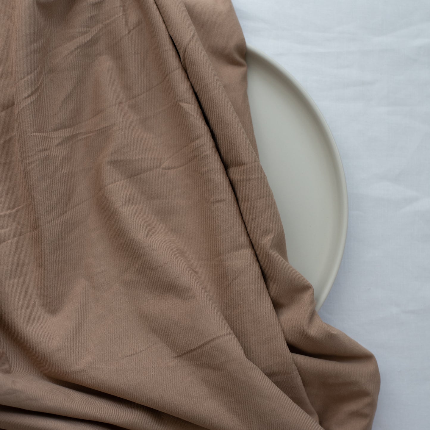 Cotton Lycra Jersey Knit | Wood