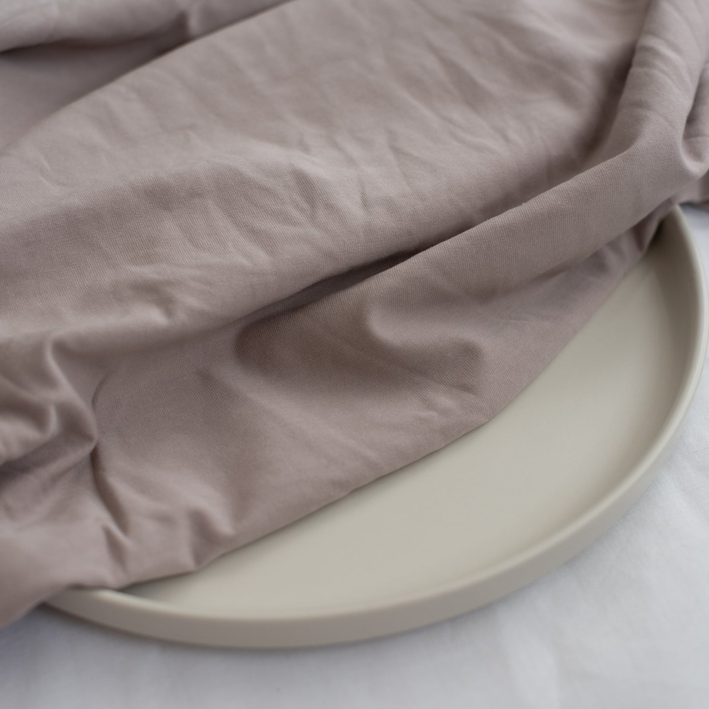 Cotton Lycra Jersey Knit | Cement