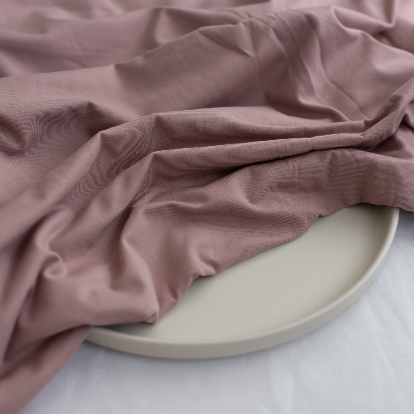 Cotton Lycra Jersey Knit | Dark Mauve