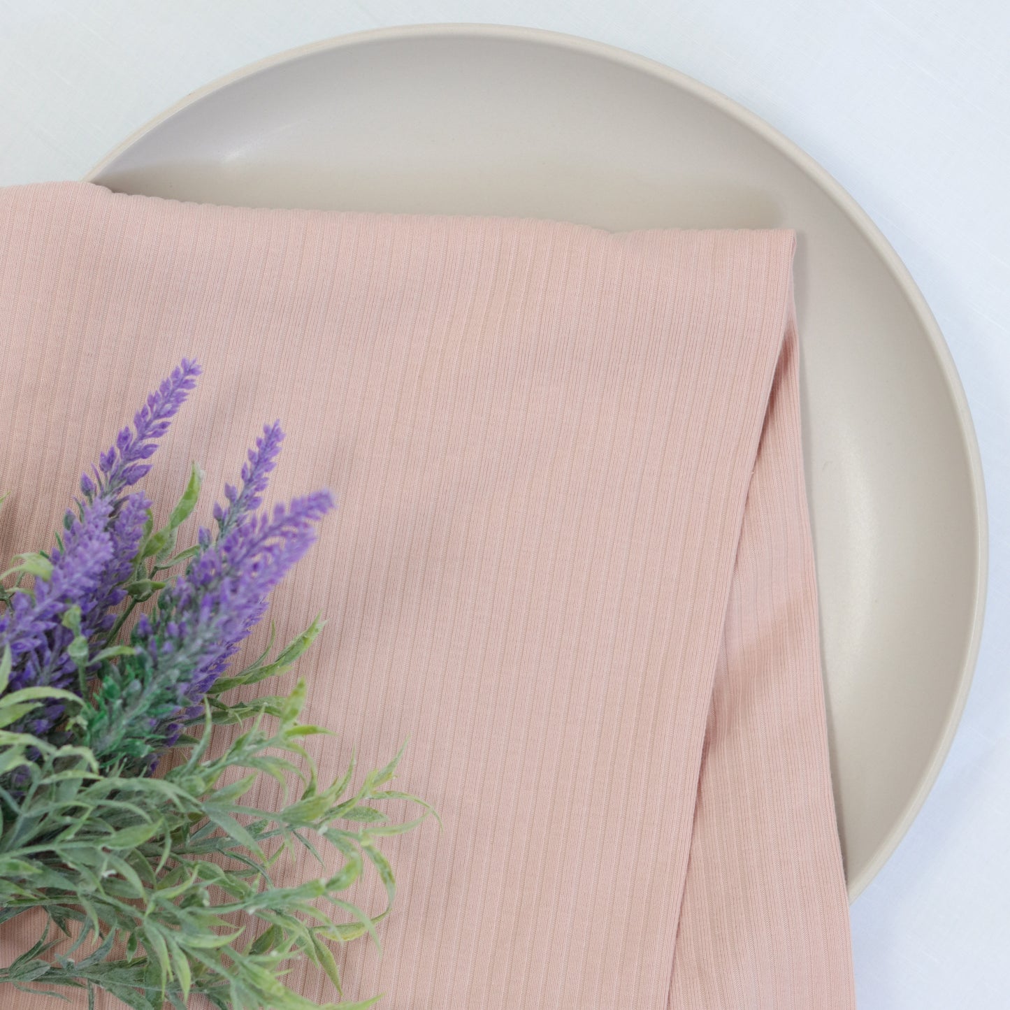 Ribbed 4*4 Knit | Petal Pink