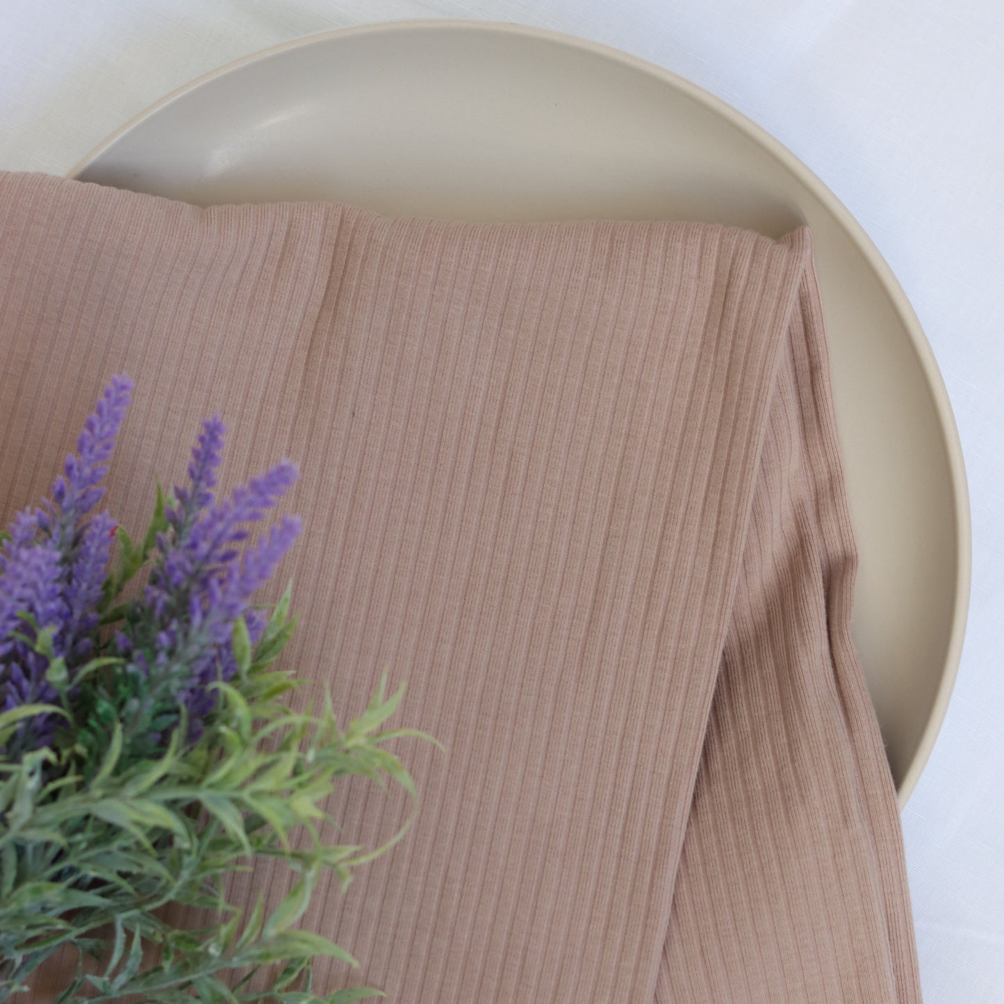 Ribbed 4*4 Knit | Lilac Grey