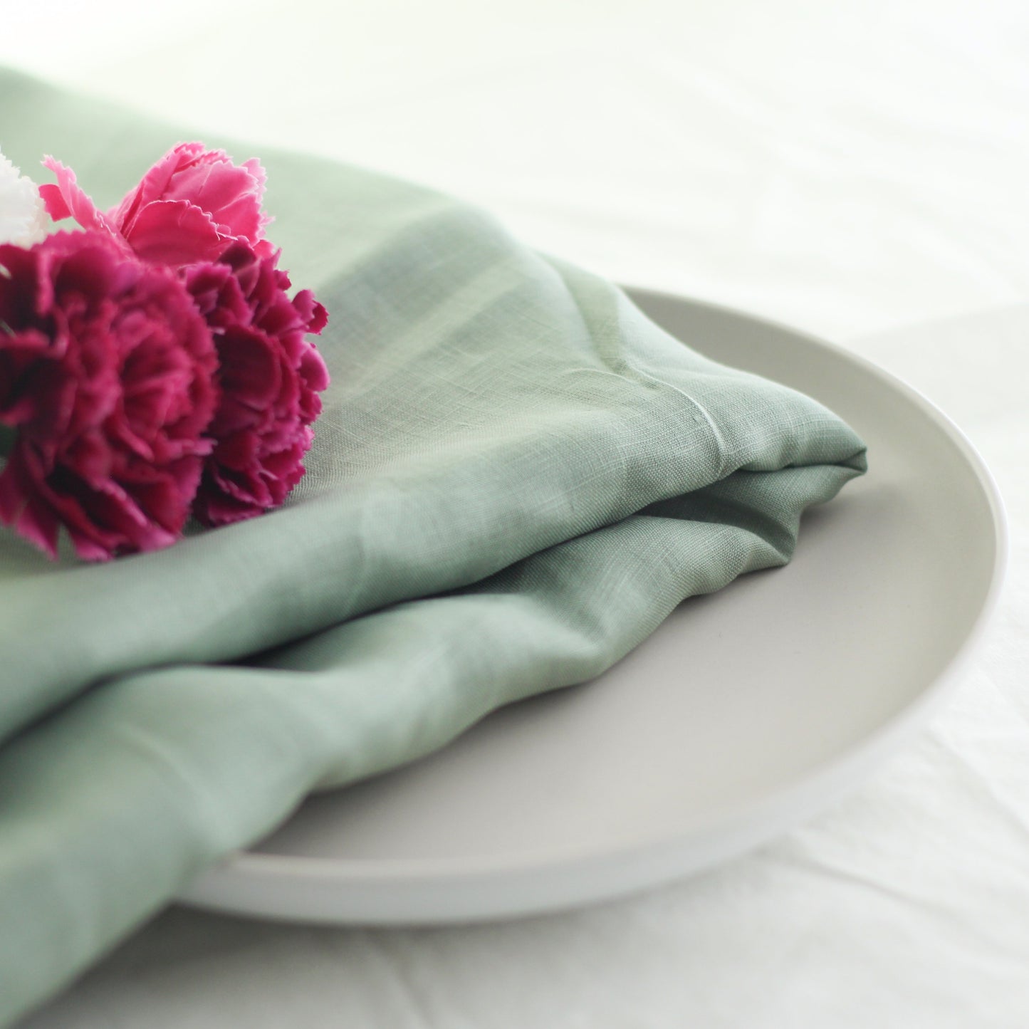 Pure Linen Fabric | Eucalyptus