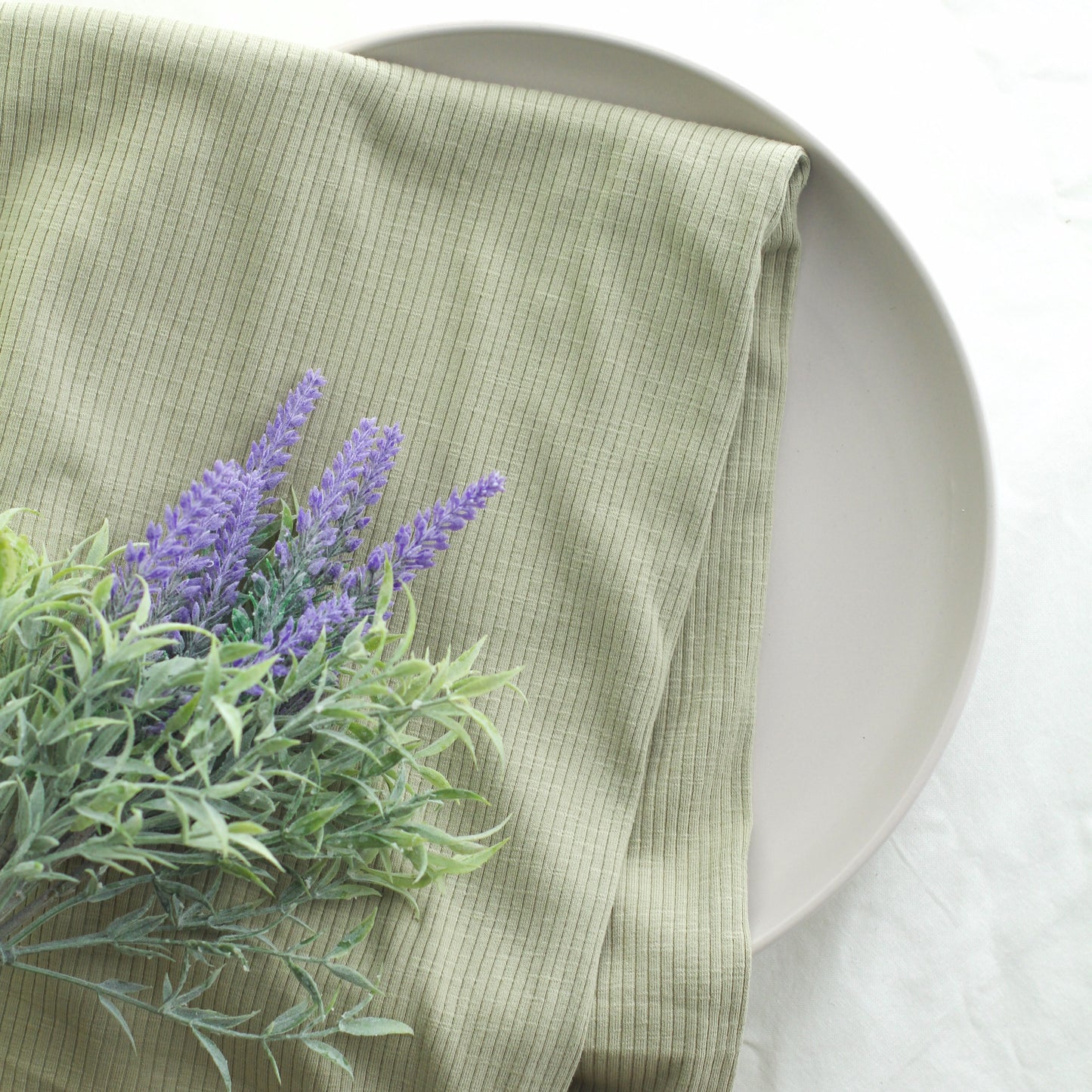 Ribbed 4*2 Knit | Olive