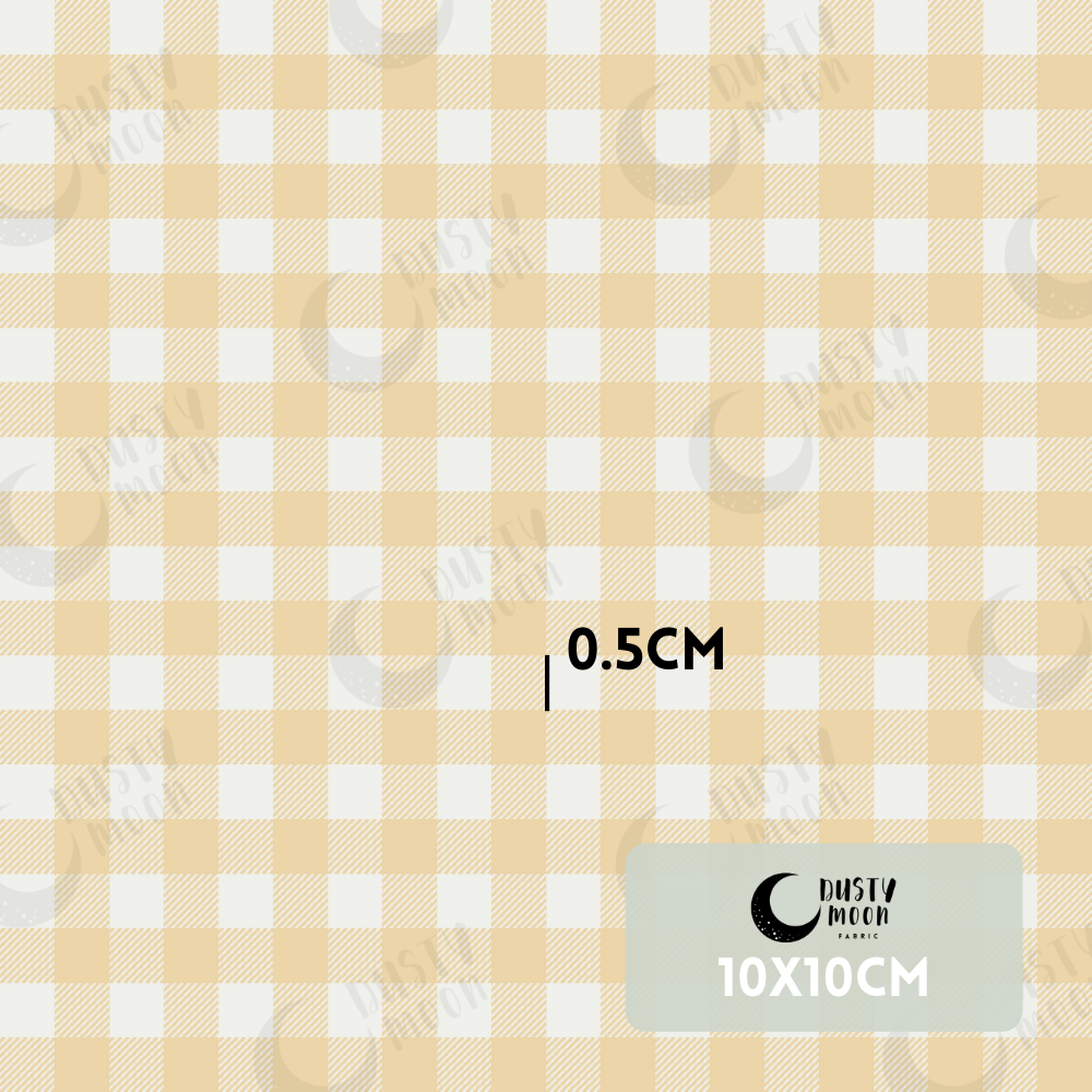 Gingham Chamomile Woven | Retail