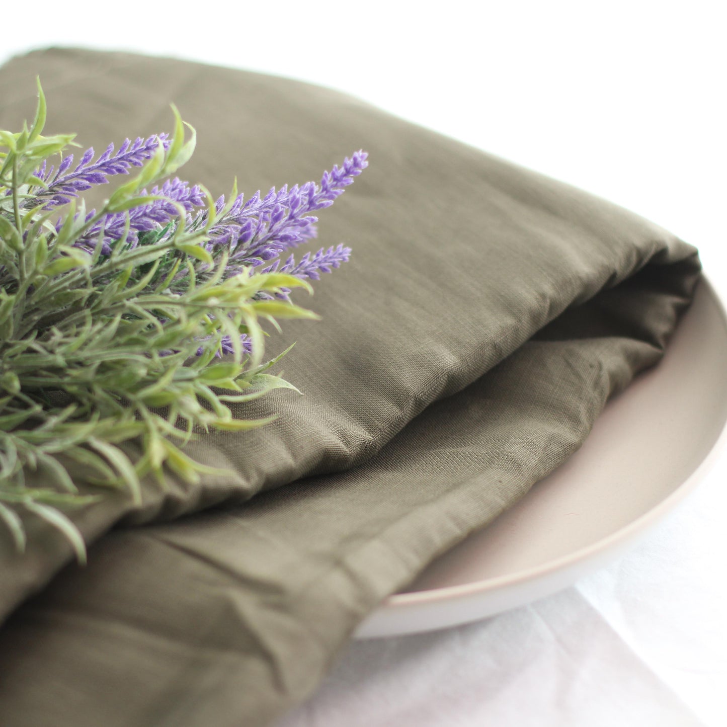 Pure Linen Fabric | Olive