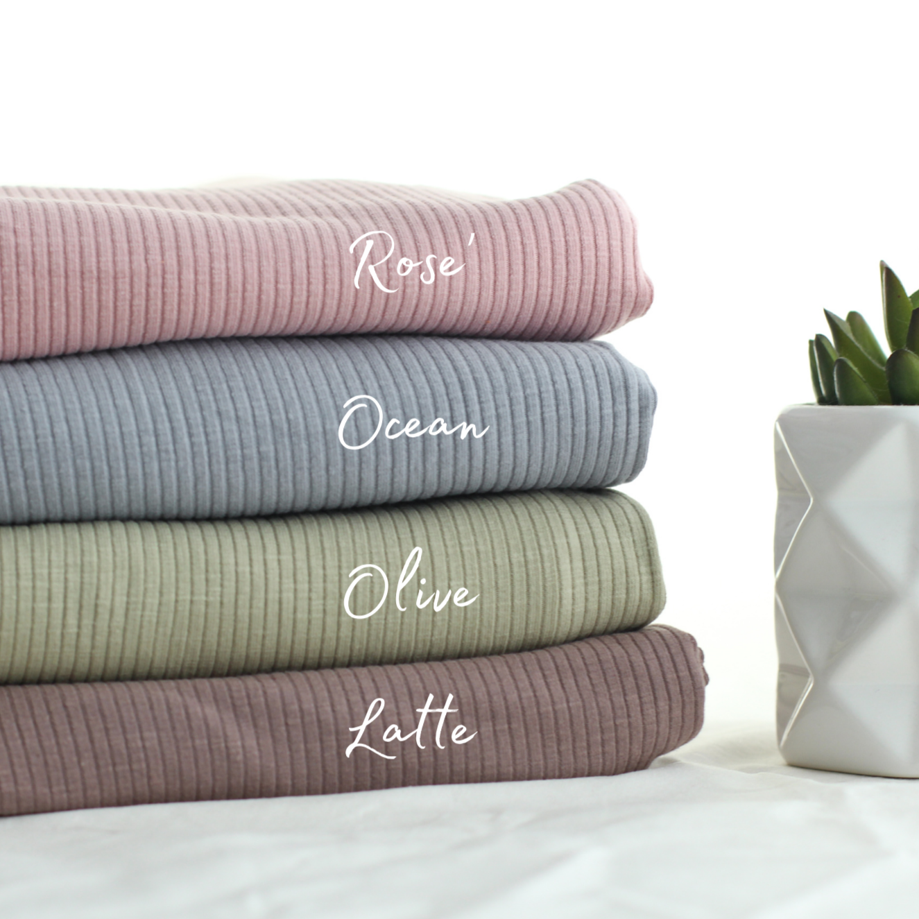 Ribbed 4*2 Knit | Olive