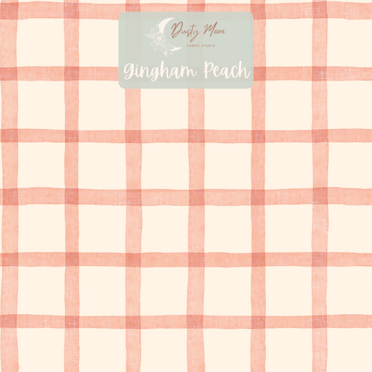 Petal Hare Gingham Peach | Pre Order 17th Mar - 24th Mar