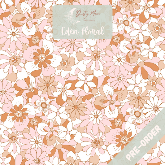 Eden Floral Brown Pink | Pre Order 6th - 13th May