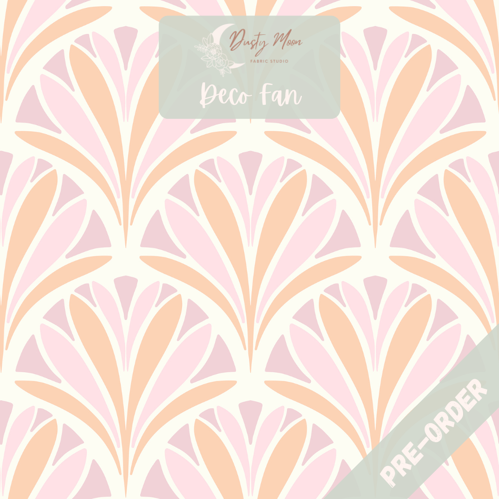 Deco Fan Orange Pink | Pre Order 10th Feb - 18th Feb