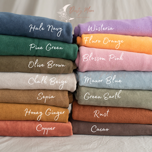 PRE-ORDER Terry Towelling Sponge 100% Cotton Knit Collection