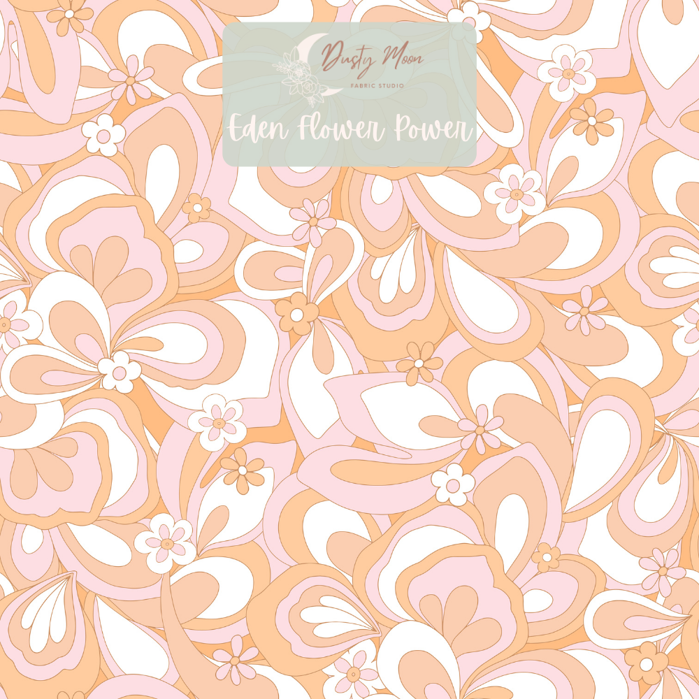 Eden Flower Power Peach | Pre Order 17th Mar - 24th Mar