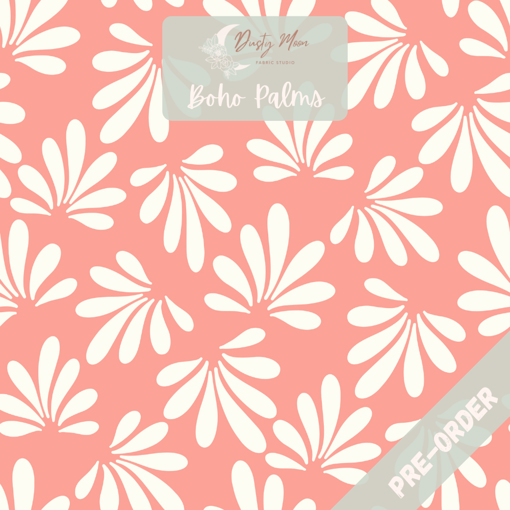 Boho Palms Coral | Pre Order 19th - 25th June