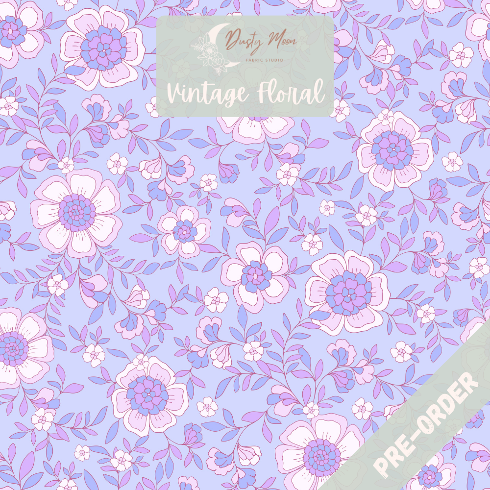 Vintage Floral Purple | Pre Order 10th Feb - 18th Feb
