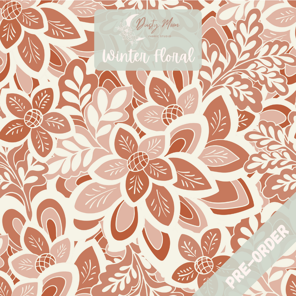 Winter Floral Brown | Pre Order 26th Mar - 2nd Apr