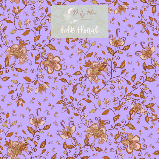Folk Floral Purple | Pre Order 17th Mar - 24th Mar