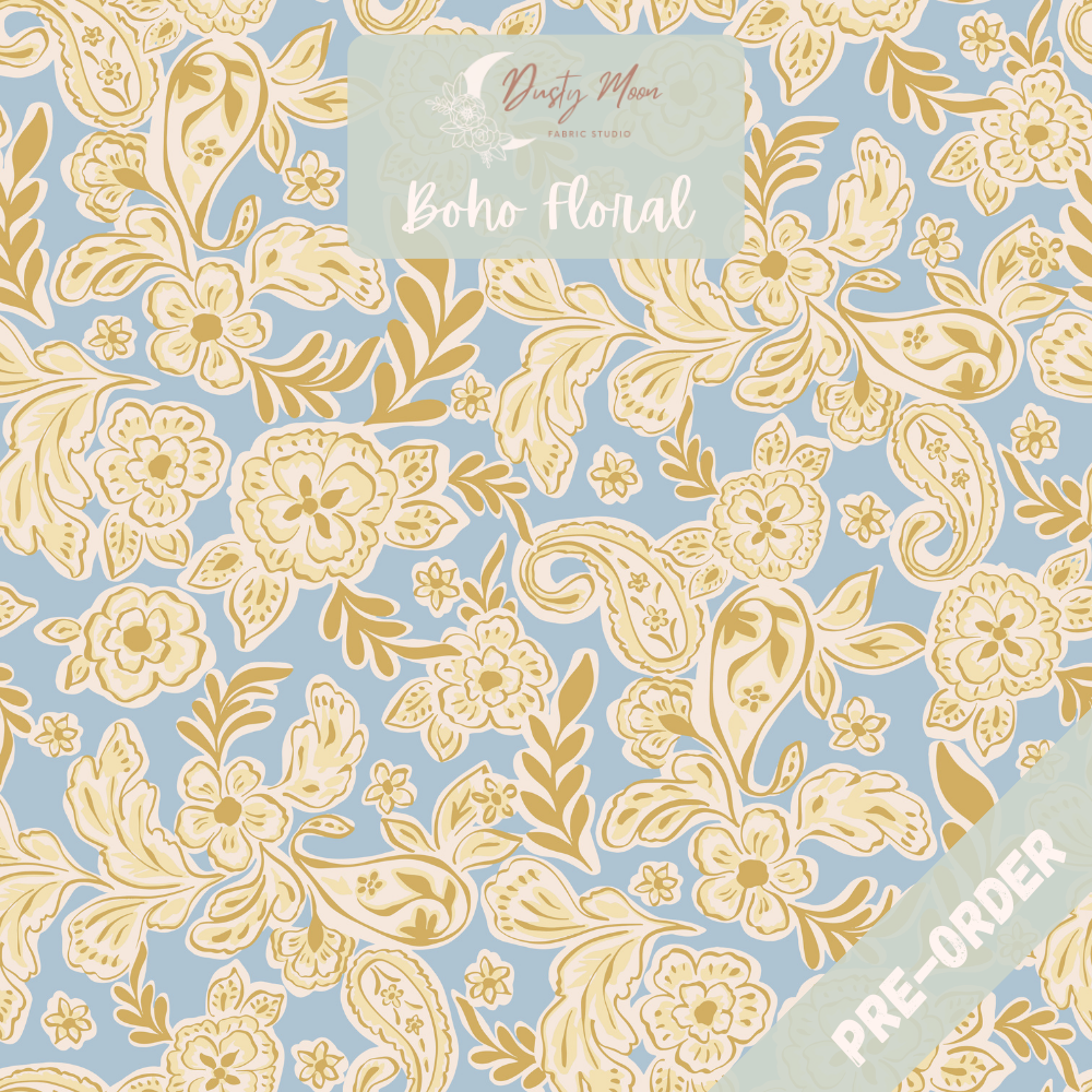 Boho Floral Blue | Pre Order 19th - 25th June