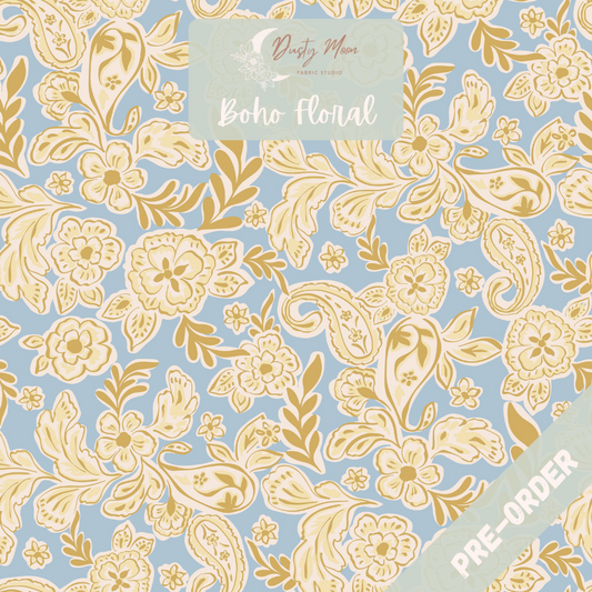 Boho Floral Blue | Pre Order 17th Mar - 24th Mar