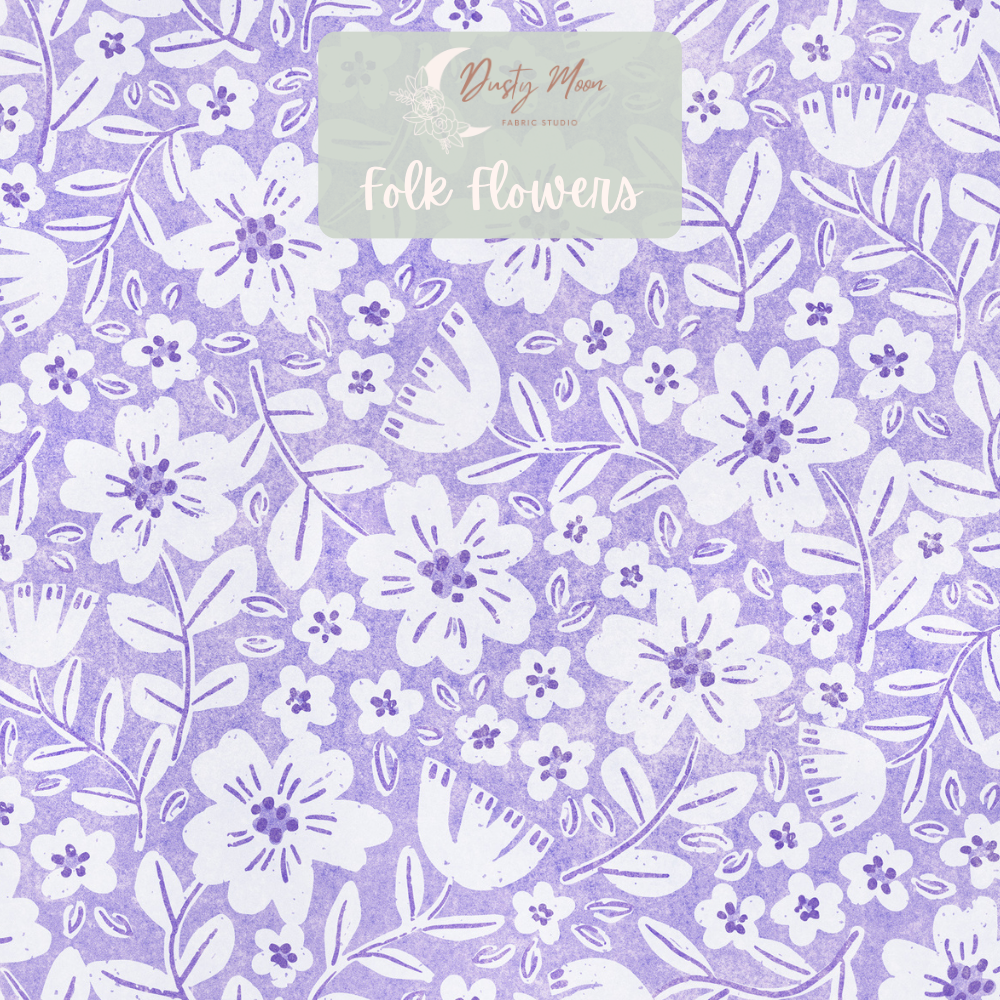 Folk Flowers Lilac | Pre Order 6th - 13th May