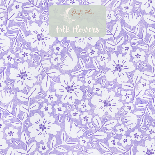 Folk Flowers Lilac | Pre Order 6th - 13th May