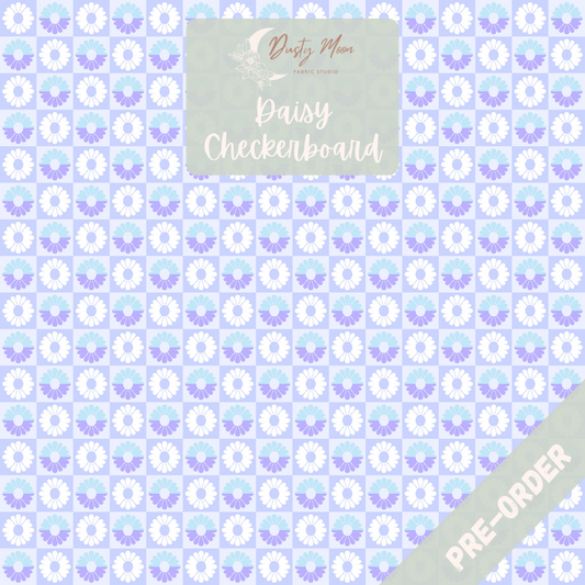 Daisy Checkerboard Blue | Pre Order 17th Mar - 24th Mar