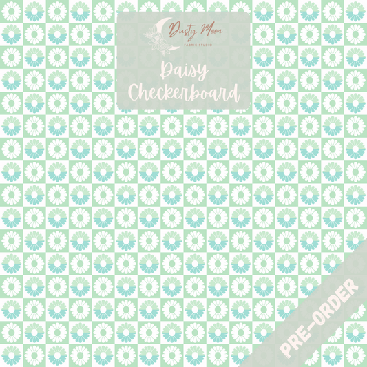 Daisy Checkerboard Mint | Pre Order 17th Mar - 24th Mar