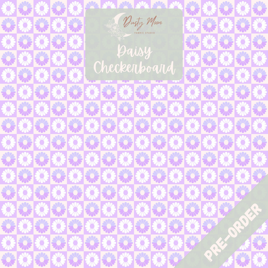 Daisy Checkerboard Purple | Pre Order 17th Mar - 24th Mar
