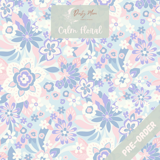 Calm Floral Blue | Pre Order 19th - 25th June