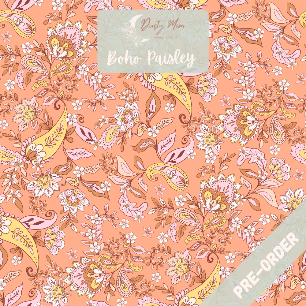 Boho Paisley Orange | Pre Order 19th - 25th June
