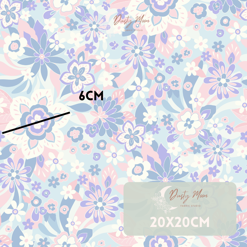Calm Floral Blue | Pre Order 19th - 25th June
