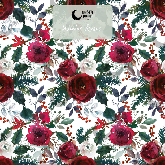 Winter Roses Woven | Christmas Retail