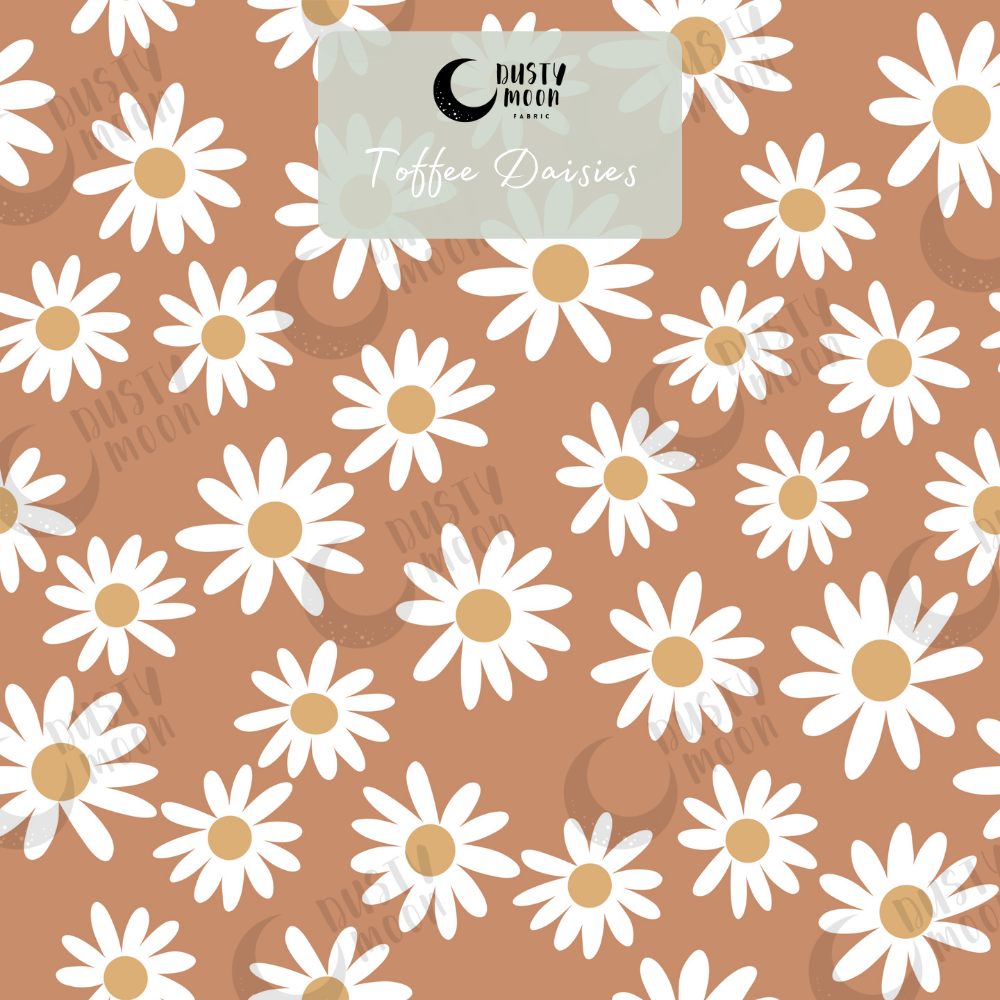 Toffee Daisies Woven | Retail