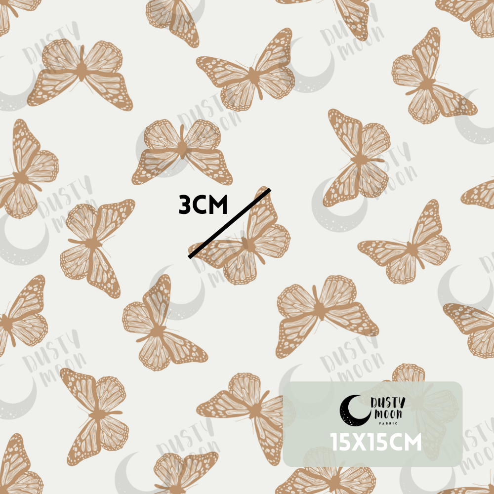 Latte Butterflies Woven | Retail
