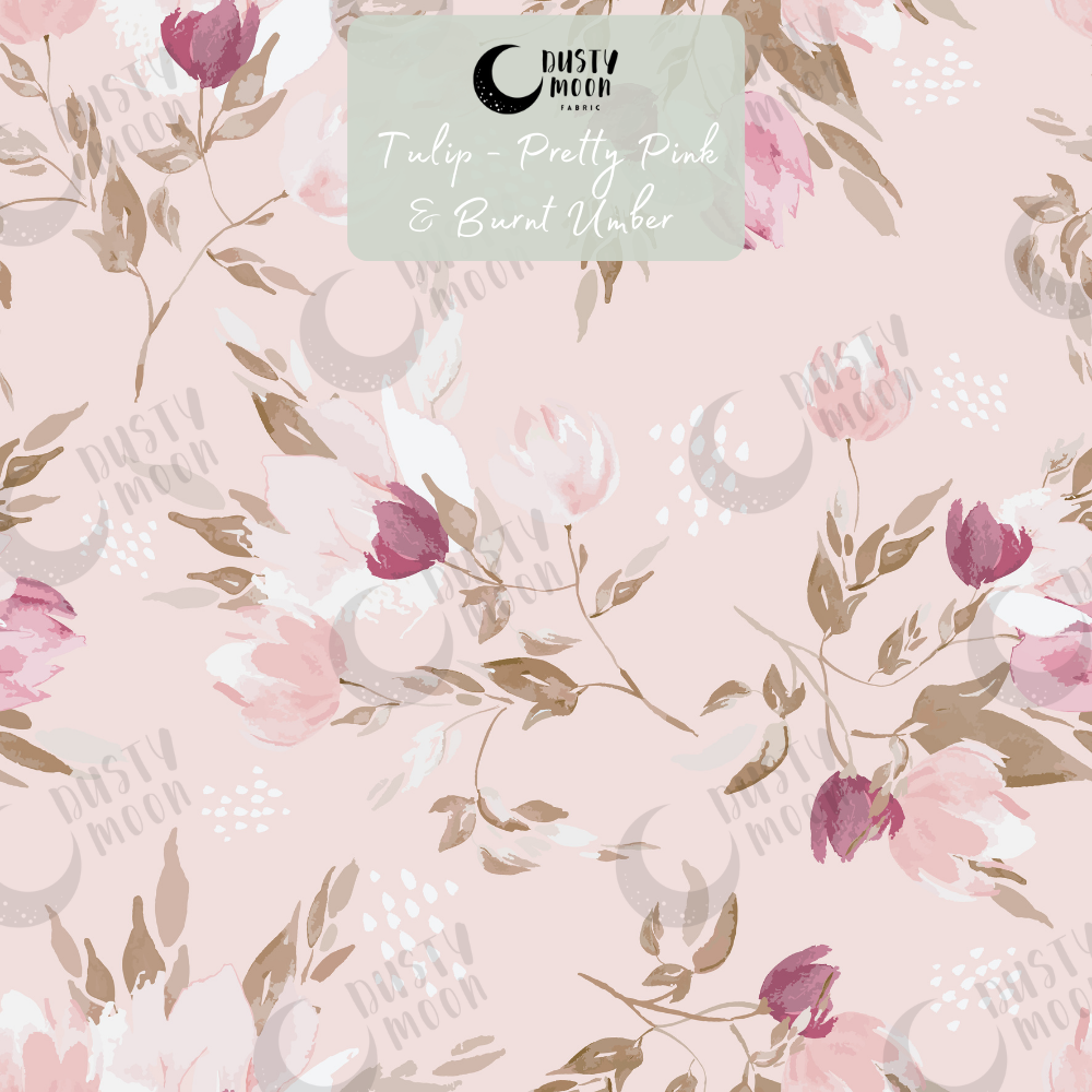 Tulips - Pretty Pink & Burnt Umber Swim | Retail