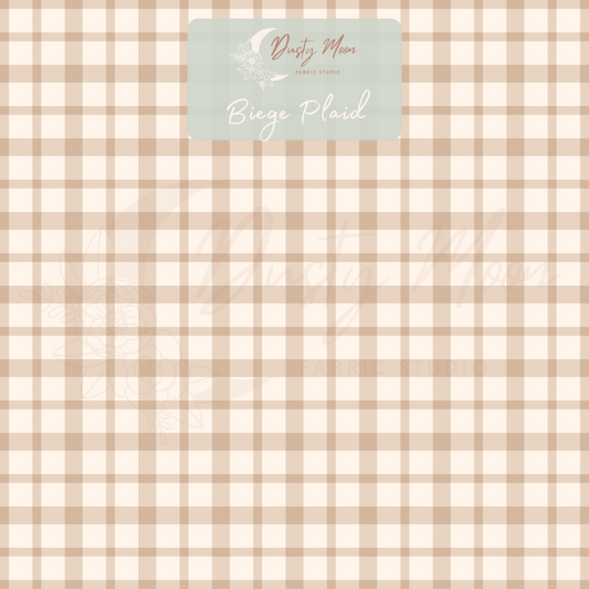 Beige Plaid | Pre Order 6th - 13th May