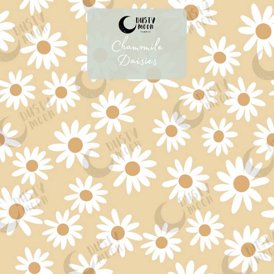 Chamomile Daisies Double Gauze | Retail