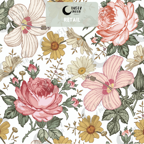 Blush Floral PUL | Retail