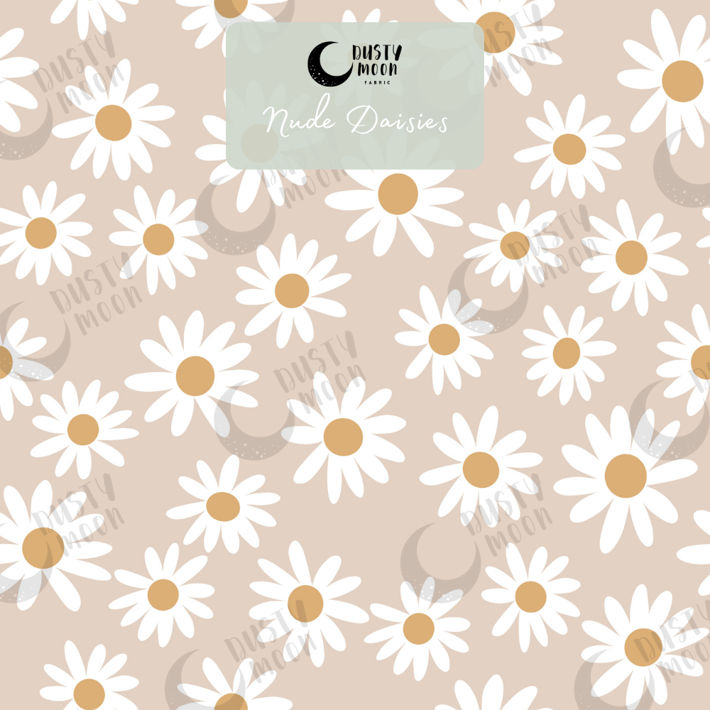 Nude Daisies Cotton Linen Blend | Retail
