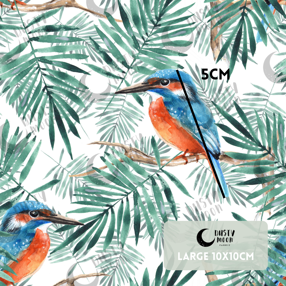 Kingfisher Blue Cotton Woven | Retail