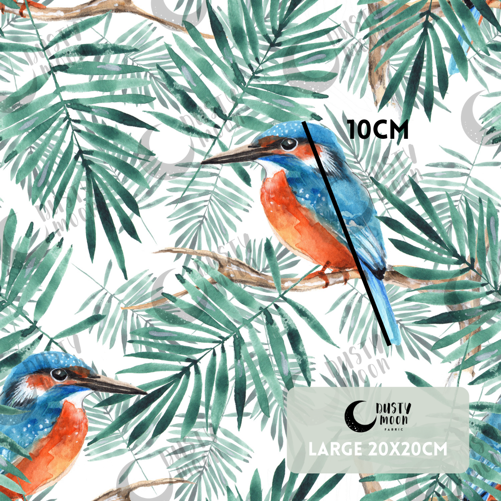 Kingfisher Blue Cotton Woven | Retail