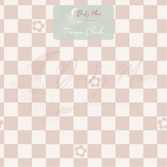Taupe Check | Pre Order 6th - 13th May