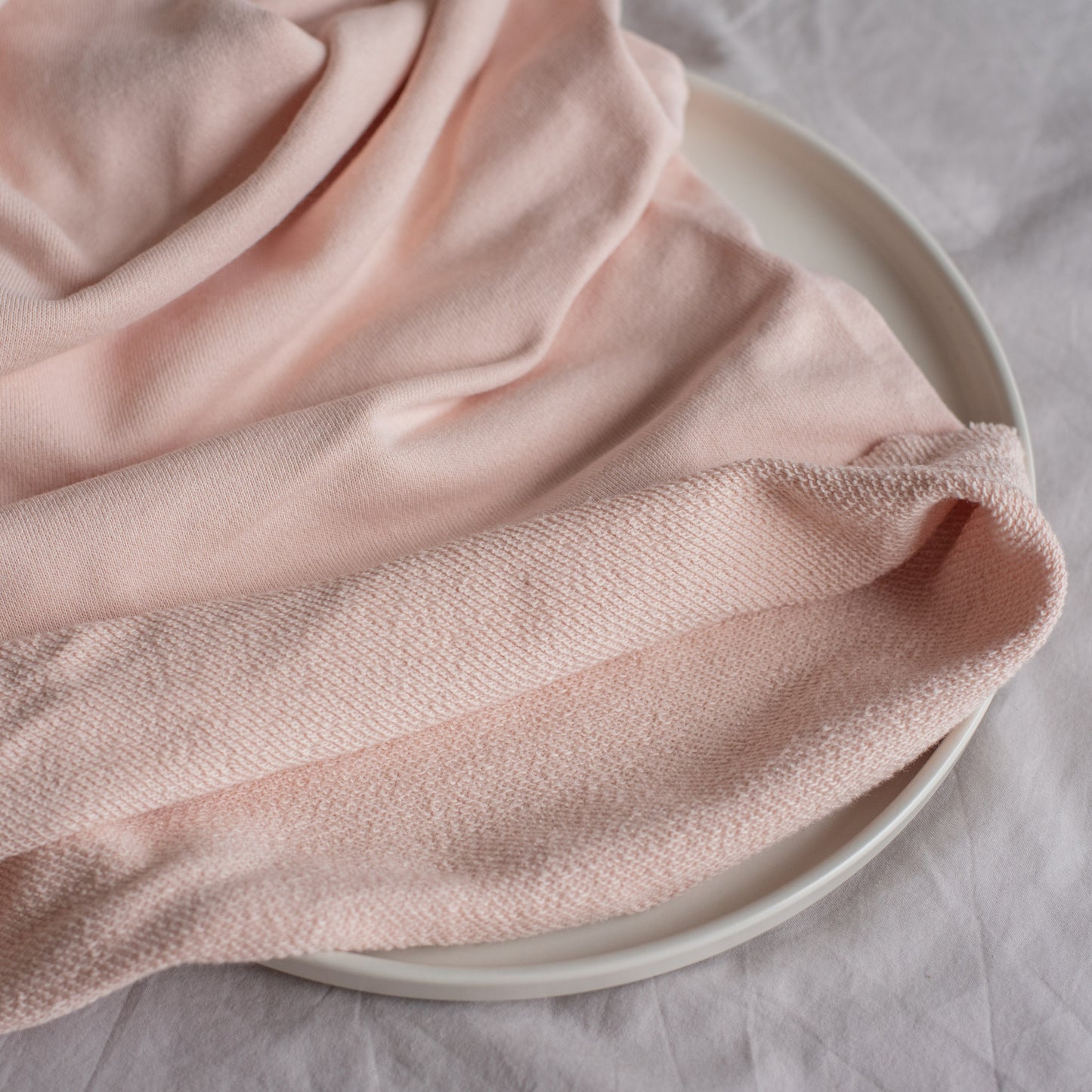 French Terry 100% Cotton Knit | Peach