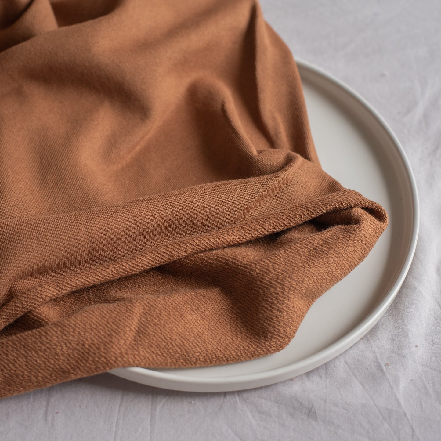 French Terry 100% Cotton Knit | Russet