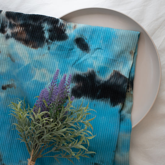 Tie Dye Ribbed Knit | Rock Pool