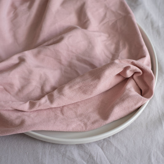 French Terry Knit | Blush Rose