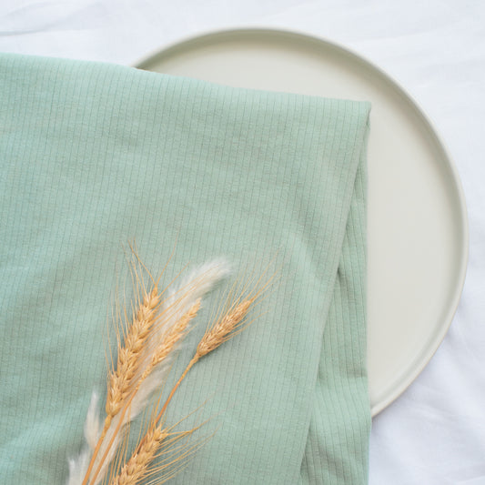 Ribbed Knit | Sea Foam