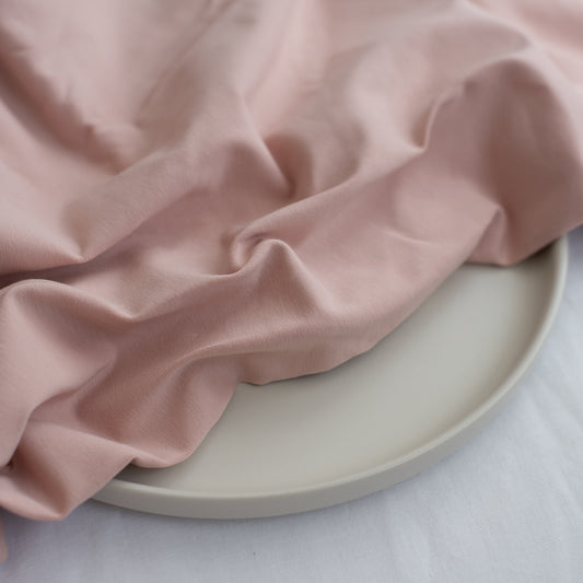 Cotton Lycra Jersey Knit | Blush