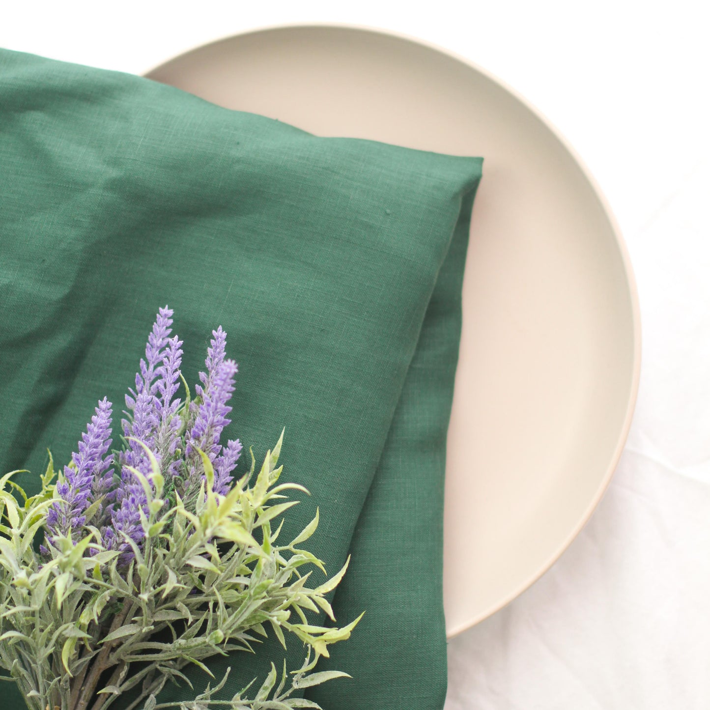 Pure Linen Fabric | Forest